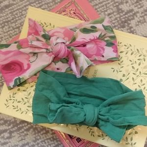 NWOT Baby Bling Spring Floral Headband Set